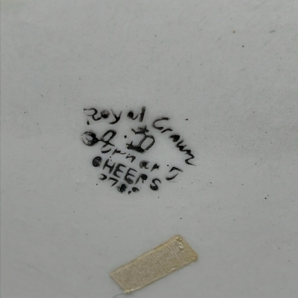 Vintage Mustache royal crown cheers mug - Picture 6 of 8